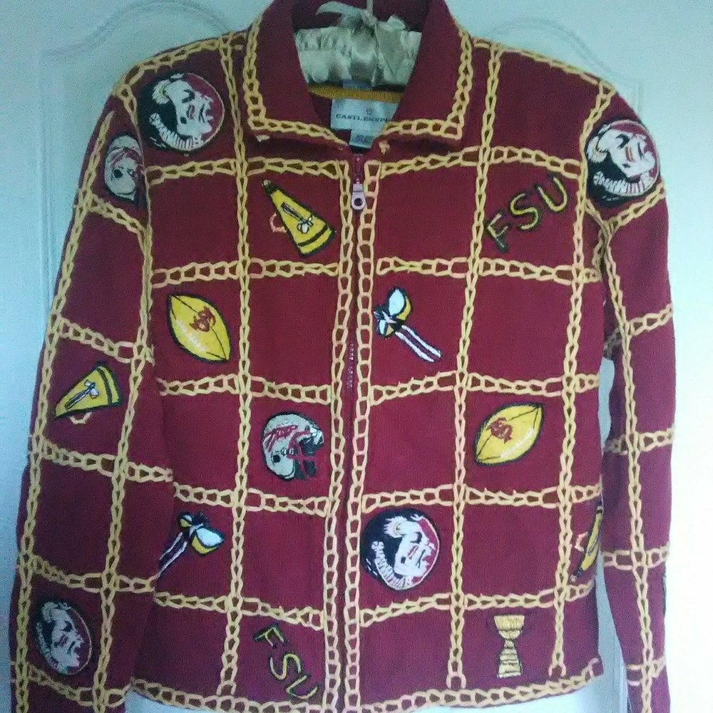 Seminoles FSU Sweater Vest & matching Cardigan